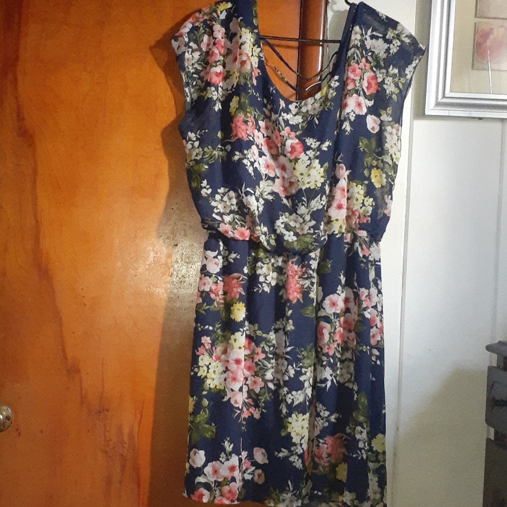 2 items for $20. Juniors plus size floral dress
